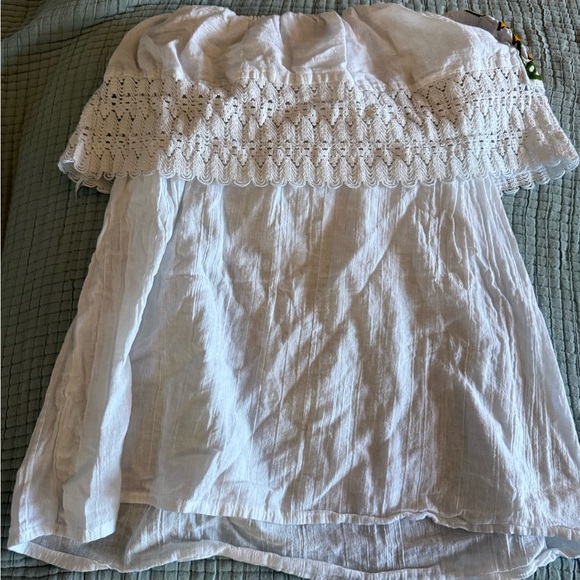 Sunflower Embroidered Off-Shoulder Top - Picture 3 of 3